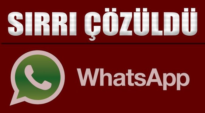 WhatsApp mesajlarına dikkat