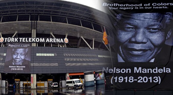Galatasaray&#039;ın resmi internet sitesinde Mandela mesajı