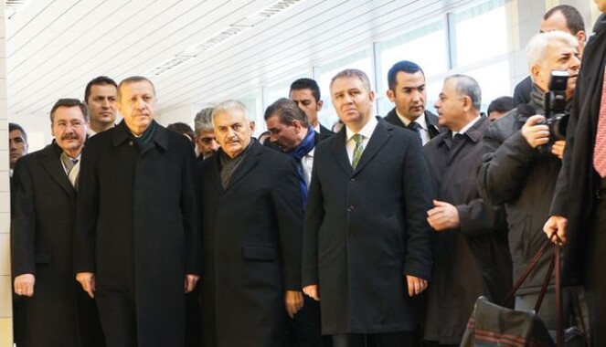 Başbakan Erdoğan, Ankara metrosunun test sürüşüne katıldı