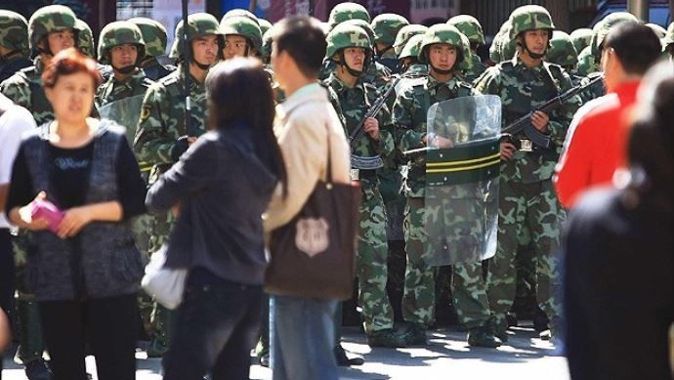Sincan Uygur Özerk Bölgesi&#039;nde karakol baskını, 16 ölü