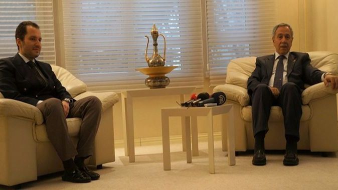 Bülent Arınç, Fatih Erbakan ile görüştü