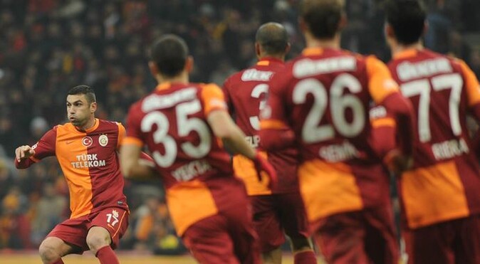 Galatasaray,Trabzon&#039;u Burak Yılmaz&#039;la geçti