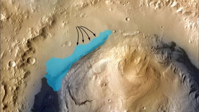 Mars&#039;ta tatlı su gölü bulundu