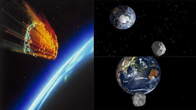 Bin atom bombası gücünde asteroid 