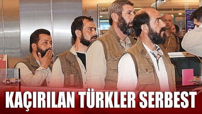 Kaçırılan Türklerin tamamı serbest