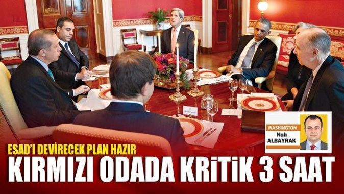 Erdoğan-Obama Kırmızı salonda 3 saat 