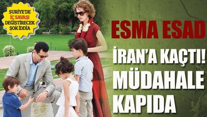 Esma Esad İran&#039;a kaçtı!