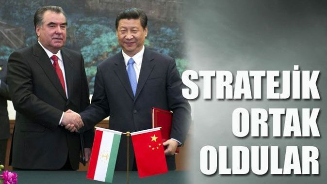 Çin ile Tacikistan stratejik ortak oldu