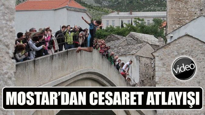 Mostar Köprüsü&#039;nden cesaret atlayışı