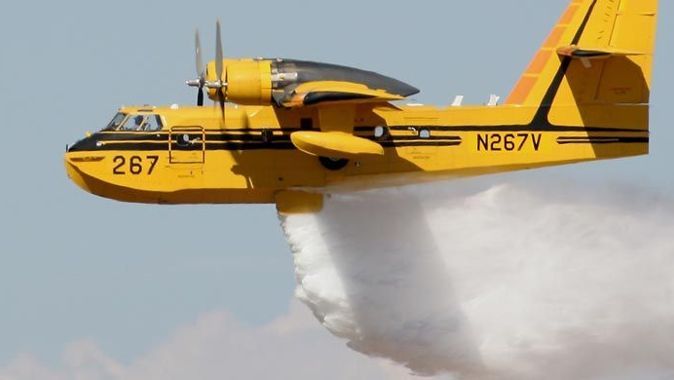 Libya&#039;daki orman yangınına uçak gönderdik