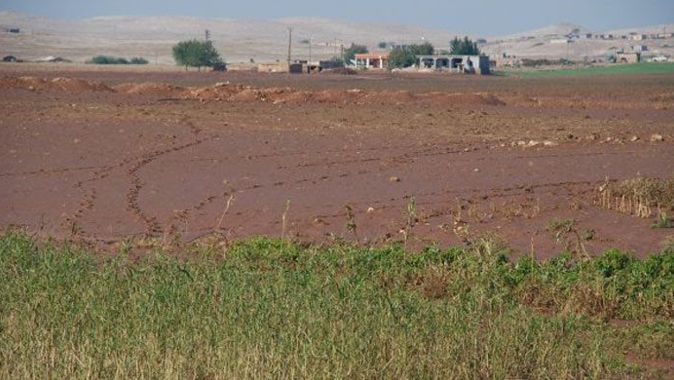 Kahramanmaraş&#039;ta tarım arazilerini sel vurdu