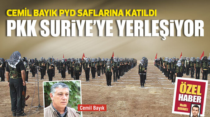 PKK Suriye&#039;ye yerleşiyor