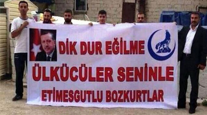 Ülkücülerden Erdoğan&#039;a destek