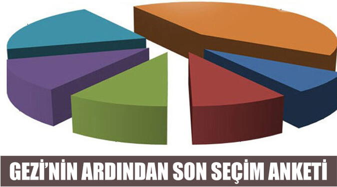Gezi&#039;nin ardından son seçim anketi