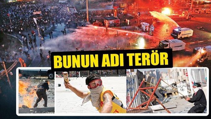 Taksim&#039;de terör estirdiler