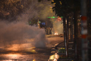 Taksim&#039;de müdahaleler gece boyu sürdü