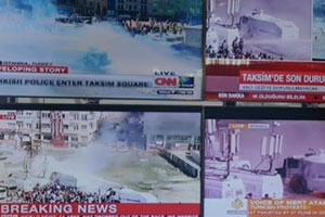 CNN, Taksim müdahalesinde saatlerce canlı yayın yaptı