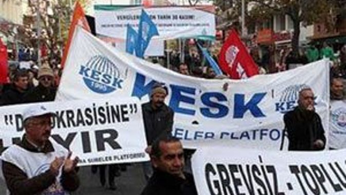 Gezi Parkı&#039;na müdahale olursa, 240 bin memur iş bırakacak