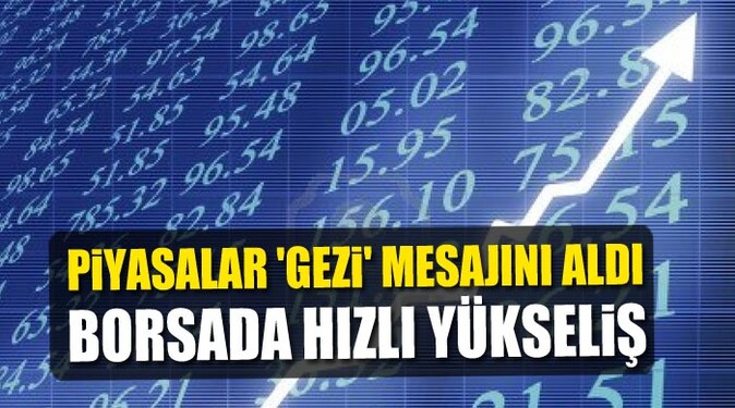 Borsa &#039;Gezi&#039; mesajını aldı