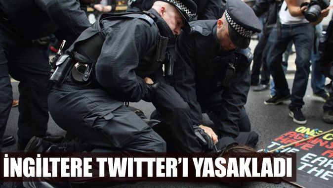 İngiltere Twitter&#039;ı yasakladı
