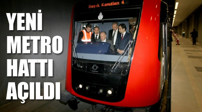 İstanbul&#039;a yeni metro hattı