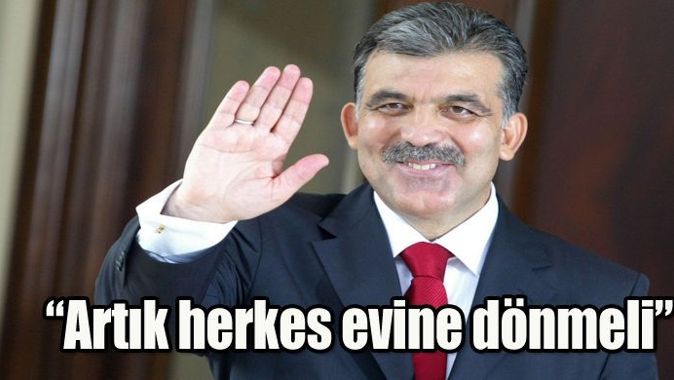 Cumhurbaşkanı Gül&#039;den flaş Gezi çağrısı