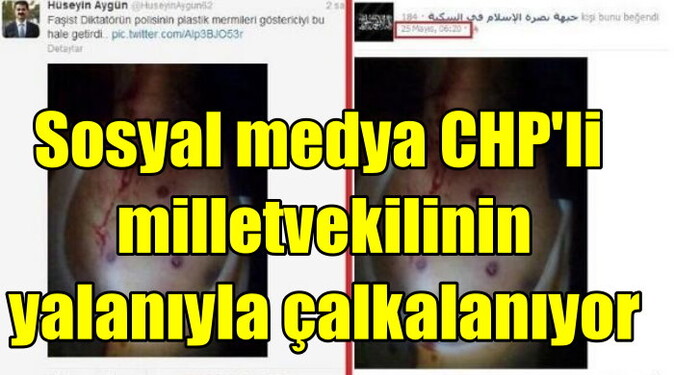 CHP&#039;li vekilden sosyal medya tahriki 