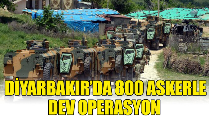 Diyarbakır&#039;da dev operasyon