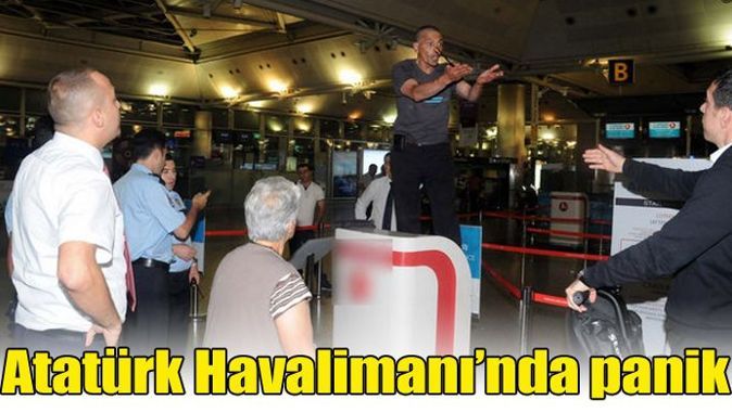 Atatürk Havalimanı&#039;nda polisin zor anları