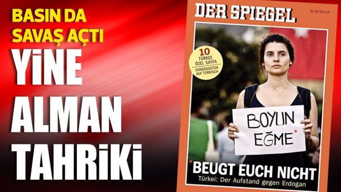 Der Spiegel&#039;den Türkçe tahrik