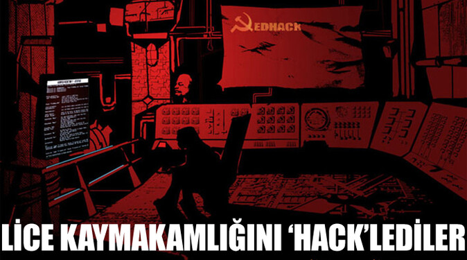Kızıl Hackerlar, Lice Kaymakamlığı&#039;nı hackledi