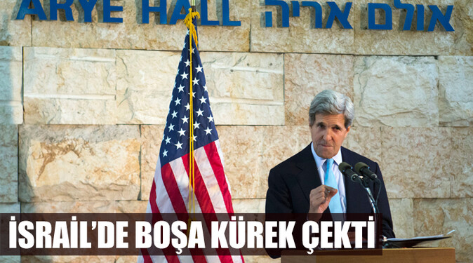 ABD Dışişleri Bakanı, İsrail&#039;de boşa kürek çekti