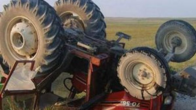 Yozgat&#039;ta traktör devrildi, 1 ölü