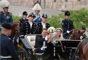 İsveç&#039;in küçük Prensesi Madeleine, dünya evine girdi