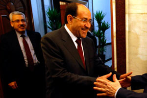 Nuri El Maliki, Mesud Barzani ile görüşmek için Erbil&#039;de