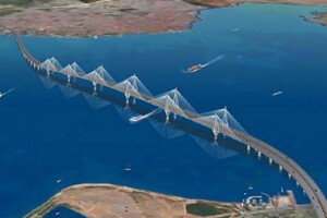 İzmit&#039;te dünyanın 4. büyük asma köprüsü inşa ediliyor