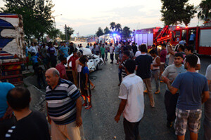 Antalya&#039;da zincirleme kaza