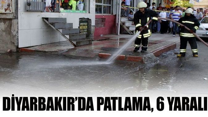 Diyarbakır&#039;da patlama, 6 yaralı