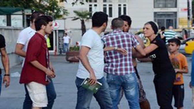 Taksim Gezi Parkı&#039;nda kavga çıktı