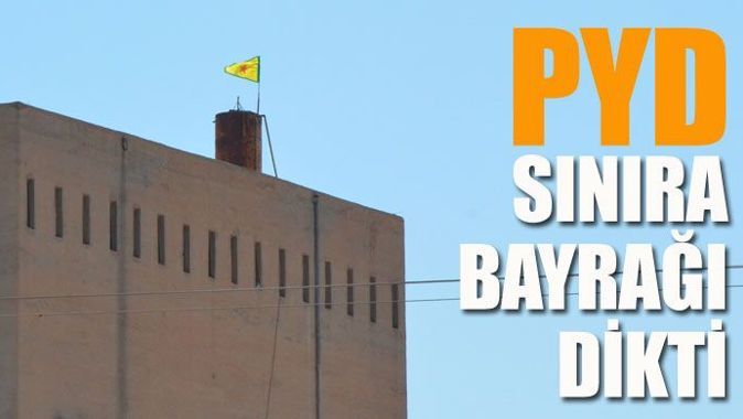 PYD, Ceylanpınar sınırında bayrağını dikti