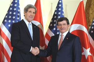 Davutoğlu Kerry ile telefonda Mısır&#039;ı görüştü