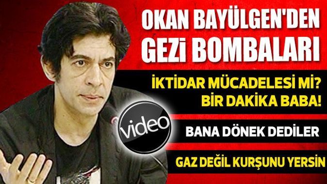 Okan Bayülgen&#039;den Gezi itirafları