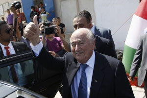 FIFA Başkanı Blatter&#039;den Filistin&#039;e destek sözü