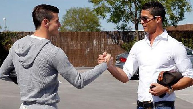 İki yıldız, Bale ve Ronaldo tanıştı