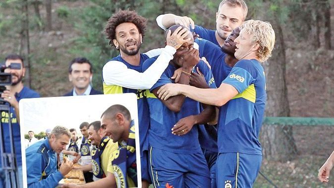 Fenerbahçe&#039;de şen şakrak idman