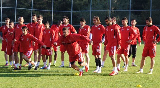 Samsunspor, Boluspor maçına hazırlanıyor
