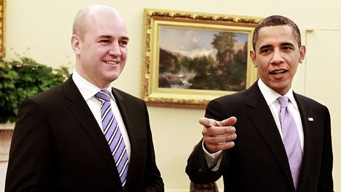 Obama&#039;yı İsveç ziyaretine ikna eden Reinfeldt
