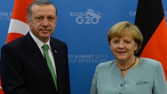 Başbakan Erdoğan, Merkel ile görüştü