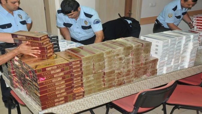 Konya&#039;da 5 bin kaçak sigara ele geçirildi