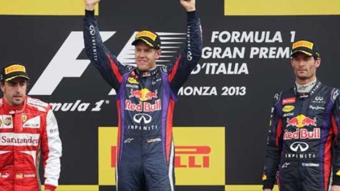 Formula 1 İtalya Grand Prix&#039;sini Sebastian Vettel kazandı